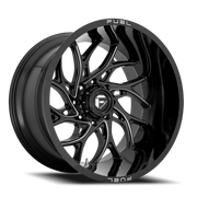 Fuel Runner 24x11 +0 8x165.1mm 125.2mm Gloss Black Milled