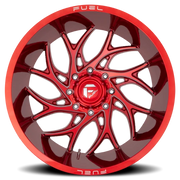 Fuel Runner 24x14 -75 6x135mm 87.1mm Candy Red Milled