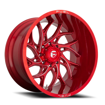 Fuel Runner 20x10 -18 8x170mm 125.1mm Candy Red Milled