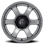 Fuel Rush 18x9 +20 5x127mm 71.5mm Matte Gunmetal