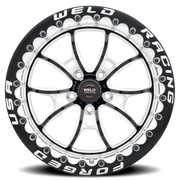 WELD S80 Beadlock 15x10 +51 5x114.3mm 80.77mm Black Polished Shell
