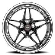 WELD S81 17x5 -20 5x120.65mm 80.77mm Black Polished Shell