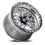 WELD S82 Beadlock 17x10 +71 5x120.65mm 80.77mm Black Polished Shell