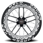 WELD S82 Beadlock 15x11 +13 5x115mm 80.77mm Black Polished Shell