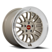 Rotiform SCP 19x8.5 +25 5x112mm 66.56mm Matte Gold Diamond Cut Lip