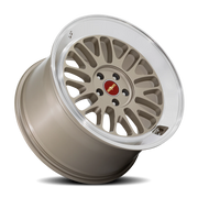 Rotiform SCP 19x8.5 +25 5x112mm 66.56mm Matte Gold Diamond Cut Lip