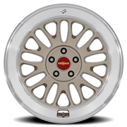 Rotiform SCP 19x9.5 +25 5x112mm 66.56mm Matte Gold Diamond Cut Lip