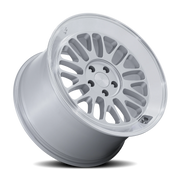 Rotiform SCP 18x8.5 +35 5x114.3mm 72.56mm Gloss Silver Diamond Cut Lip