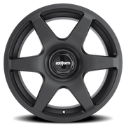 Rotiform SIX 19x8.5 +45 5x100mm 66.6mm Matte Black