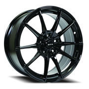 RTX SL01 17x7.5 +40 5x114.3mm 73.1mm Gloss Black