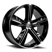 RTX SMS 17x7.5 +40 5x114.3mm 73.1mm Black Machined