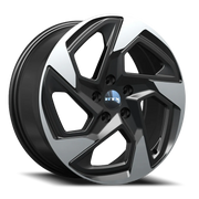 RTX OE SU-01 17x7 +55 5x114.3mm 56.1mm Gloss Black Machined