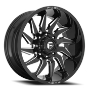 Fuel Saber 22x12 -44 5x150mm 110.2mm Gloss Black Milled