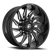 Fuel Saber 24x12 -44 8x170mm 125.1mm Gloss Black Milled