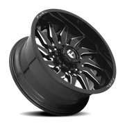 Fuel Saber 24x12 -44 8x165.1mm 125.2mm Gloss Black Milled