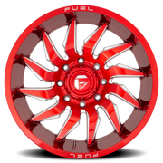 Fuel Saber 20x10 -18 5x139.7mm 78mm Candy Red Milled