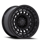 Black Rhino Sahara 17x9 +0 6x139.7mm 106.1mm Matte Black Gloss Black Lip