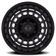 Black Rhino Sahara 17x9 -12 6x114.3mm 66.06mm Matte Black Gloss Black Lip
