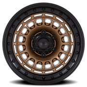 Black Rhino Sahara 17x9 -12 5x127mm 71.5mm Matte Bronze Gloss Black Lip