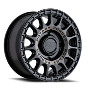 Black Rhino Sandstorm UTV 15x7 +51 4x156mm 132mm Semi Gloss Black Machined Tint Ring