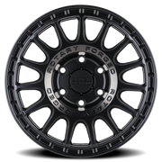 Black Rhino Sandstorm 15x7 +15 5x127mm 76.1mm Semi Gloss Black Machined Dark Tint Ring