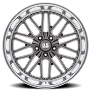 US Mags Santa Cruz 20x10 +6 5x127mm 78.1mm Anthracite Diamond Cut Lip