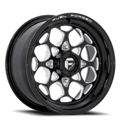 Fuel Scepter UTV FV400 15x7 +10 4x137mm 96mm Gloss Black Milled