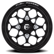 Fuel Scepter UTV FV400 15x7 +10 4x137mm 96mm Gloss Black Milled