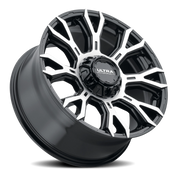 Ultra Scorpion 123 17x9 +12 6x135mm 106.1mm Gloss Black Diamond Cut Face-Clear Coat