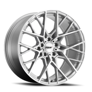TSW Sebring 18x8.5 +32 5x112mm 72.1mm Silver Mirror Cut Face
