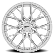TSW Sebring 19x8.5 +35 5x120mm 76.1mm Silver Mirror Cut Face