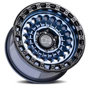 Black Rhino Sentinel 20x9.5 +12 6x114.3mm 76.1mm Cobalt Blue Black Lip Edge