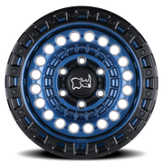 Black Rhino Sentinel 17x8.5 -10 6x135mm 87.1mm Cobalt Blue Black Lip Edge