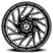 Gear Off Road Sequence 20x9 +18 5x139.7mm 110.2mm Gloss Black Milled