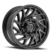 Gear Off Road Sequence 20x10 -19 8x165.1mm 130.8mm Gloss Black