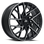 Pacer Sequence 18x7.5 +42 5x100mm 73.1mm Matte Black Machined Face