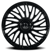 Dolce Luxury Sesto 22x9.5 +18 6x139.7mm 66.6mm Gloss Black