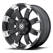 ATX Shackle 17x9 +20 6x127mm 78.1mm Satin Black Machined Face