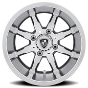 Fairway Alloys Shift 10x7 -25 4x101.6mm 70.7mm Gloss Black Machined