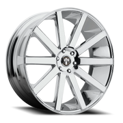 DUB Shot Calla 22x9 +38 5x120mm 72.56mm Chrome