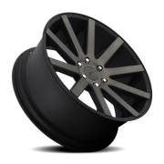 DUB Shot Calla 22x10.5 +35 5x127mm 71.5mm Matte Black Double Dark Tint