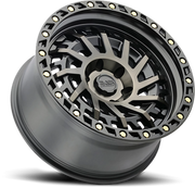 Black Rhino Shredder 17x9 -18 5x114.3mm 71.6mm Matte Black Machined Dark Tint