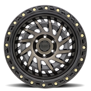 Black Rhino Shredder 17x9 +0 5x127mm 71.6mm Matte Black Machined Dark Tint