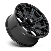 Fuel Siege 18x9 +1 5x127mm 71.5mm Gloss Black Machined-Double Dark Tint