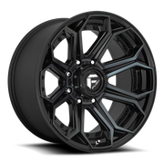 Fuel Siege 22x10 -18 8x170mm 125.1mm Gloss Black Machined-Double Dark Tint