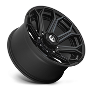 Fuel Siege 20x9 +20 8x180mm 124.3mm Gloss Black Machined-Double Dark Tint