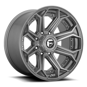 Fuel Siege 20x10 -18 8x170mm 125.1mm Brushed Gunmetal Tinted Clear
