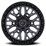 Fuel Sigma FC869 17x9 -12 6x139.7mm 106.1mm Matte Gunmetal Matte Black Lip