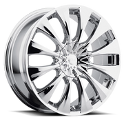 Pacer Silhouette 20x8.5 +40 5x115mm 74.1mm Chrome
