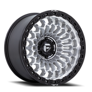 Fuel Sinister 20x10 -18 6x139.7mm 106.1mm Machined Silver Matte Black Lip